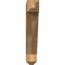 Ekena Millwork Traditional Craftsman Rough Sawn Bracket, Western Red Cedar, 6"W x 30"D x 34"H BKT06X30X34TRA04RWR - alternate 4